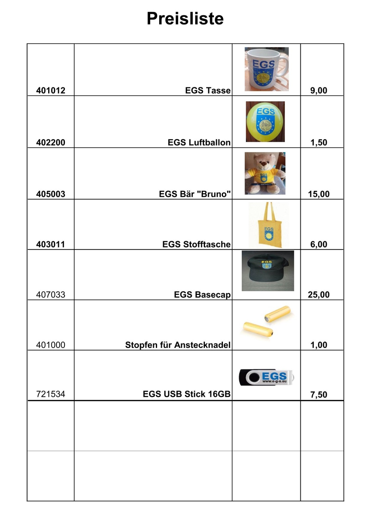 Preisliste Bild 4